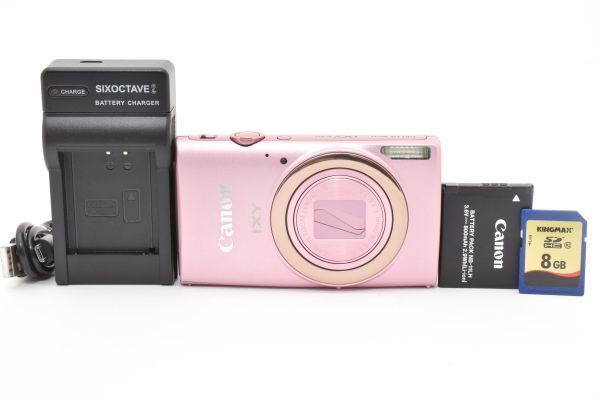 ☆美品☆ キヤノン Canon IXY 630 ピンク PC2052 Wi-Fi機能搭載 #0561A