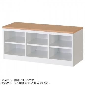 豊國工業 6人用3列2段ベンチ・天板セットW900 RLK-BT3290-BBT