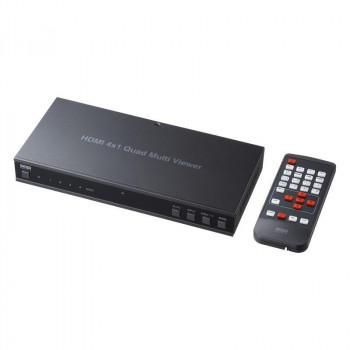 サンワサプライ 4入力1出力HDMI画面分割切替器 4K/60Hz対応 SW-PHD41MTV