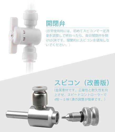 水槽用DIY CO2ジェネレーターシステムキット アクアリウム化学反応式