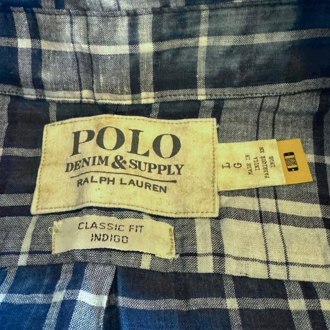 キ*ー様 現行QR ポロラルフローレン デニム＆サプライ ボウタイデニムシャツ 新品 タグ付き】DENIM & SUPPLY POLO RALPH LAUREN デニムアンド