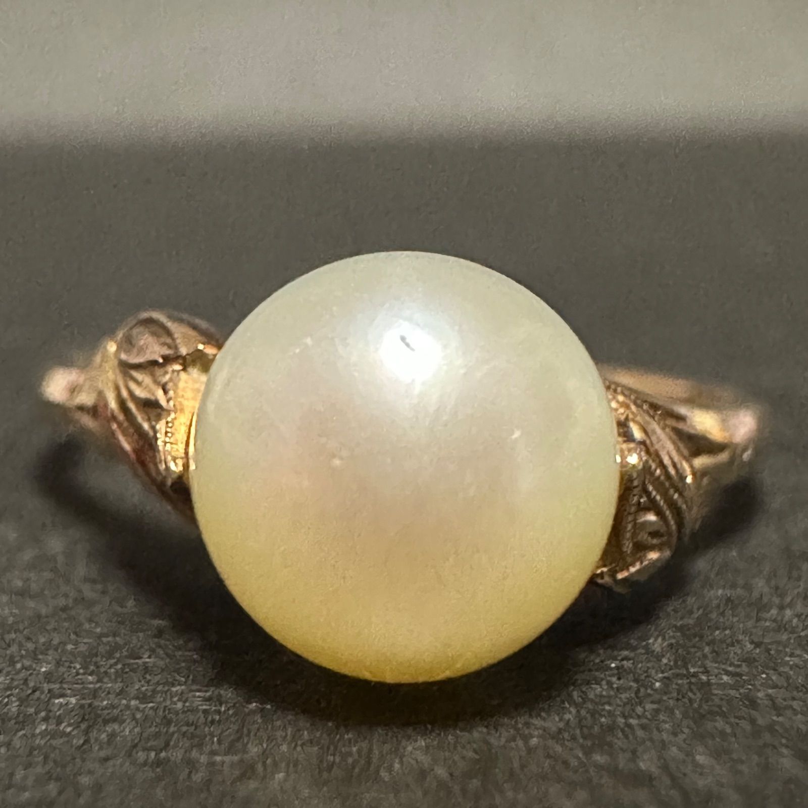 ミキモト MIKIMOTO 指輪 リング K14 パール 約7.5mm ゴールド - メルカリ