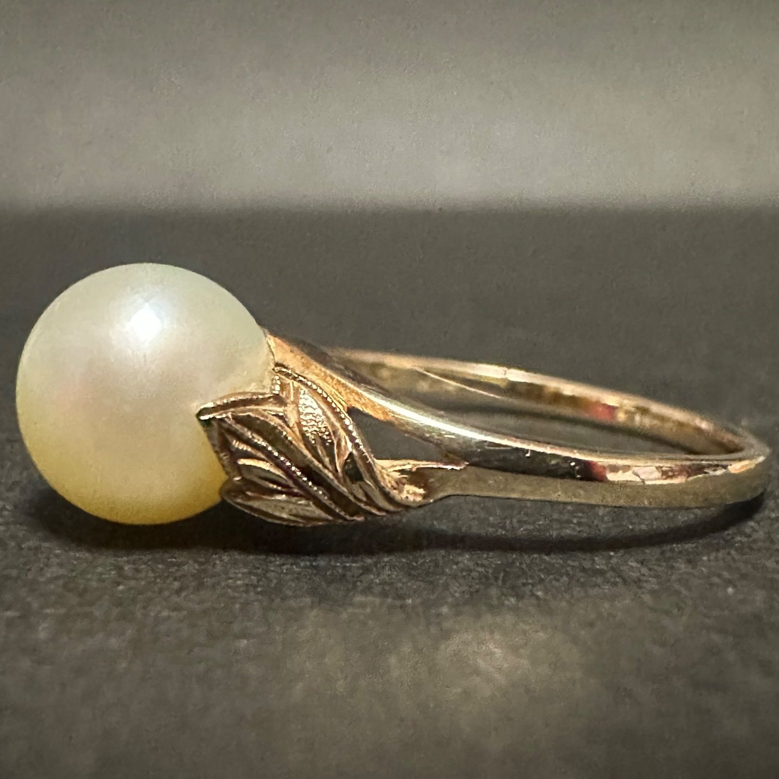 ミキモト MIKIMOTO 指輪 リング K14 パール 約7.5mm ゴールド - メルカリ