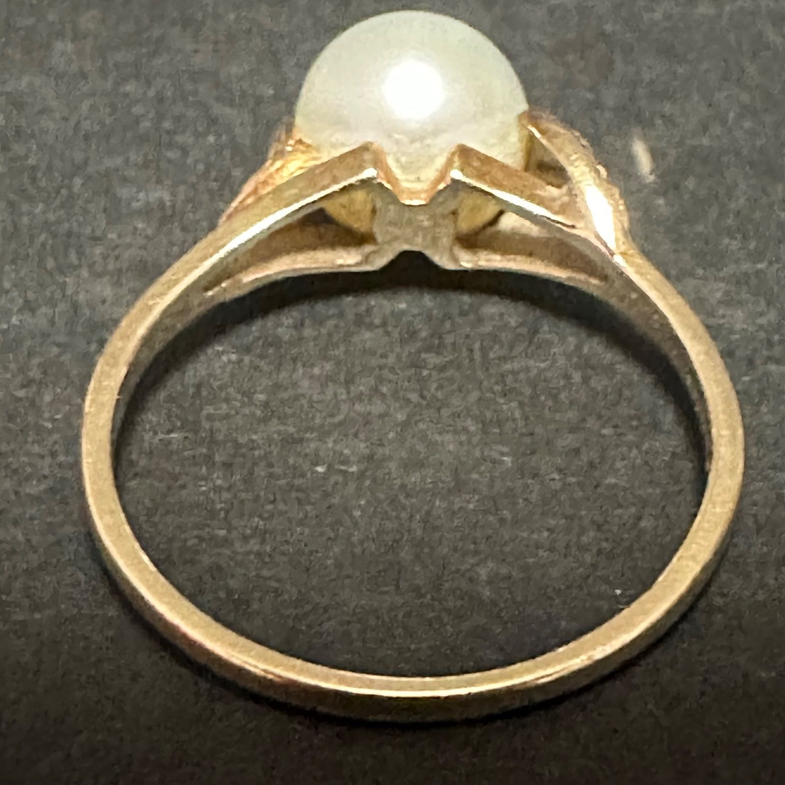 ミキモト MIKIMOTO 指輪 リング K14 パール 約7.5mm ゴールド - メルカリ
