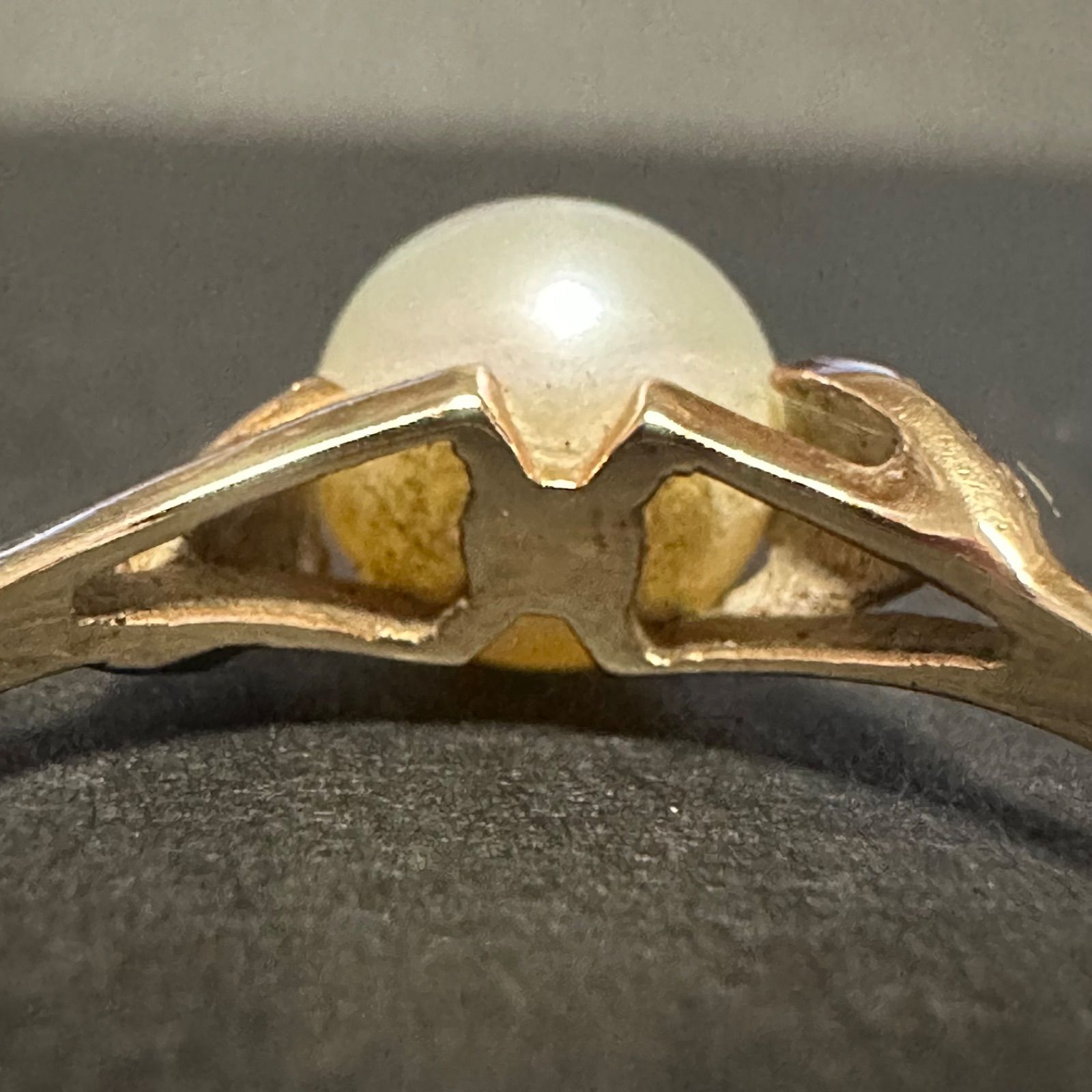 ミキモト MIKIMOTO 指輪 リング K14 パール 約7.5mm ゴールド - メルカリ