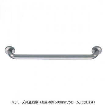 シロクマ　丸棒ニギリバー クローム NO-702　600mm