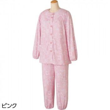 ケアファッション 大きめボタンパジャマ(婦人) ピンク 3L 9800005 4,332円