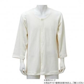 神戸生絲　コベス　紳士厚手のびのびワンタッチ肌着7分袖M-L BM5F オフホワイト
