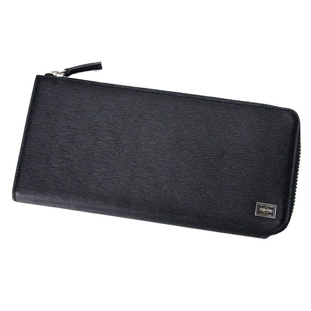 [ポーター] PORTER カレント CURRENT 長財布 財布 L字ファスナー 052-02210 （ブラック） [ブラック]
