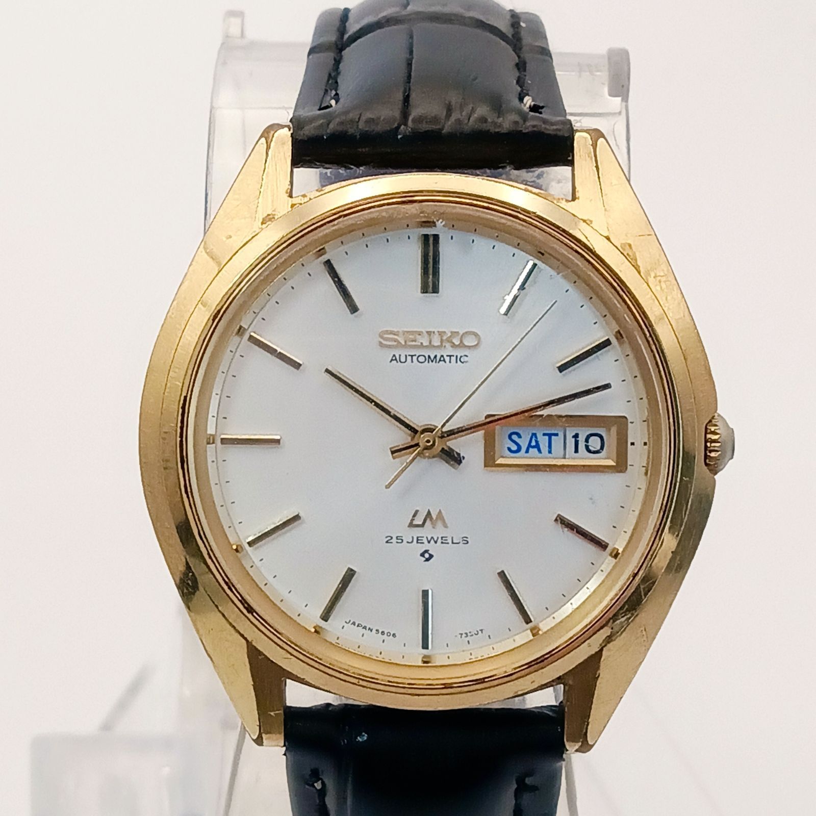 稼働 良品】0424-2 SEIKO LM セイコー ロードマチック 5606-7190