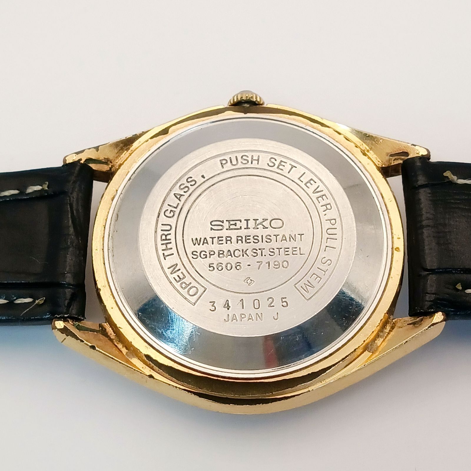 稼働 良品】0424-2 SEIKO LM セイコー ロードマチック 5606-7190 