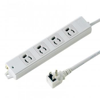 サンワサプライ 工事物件タップ 4個口・3m TAP-K4L-3
