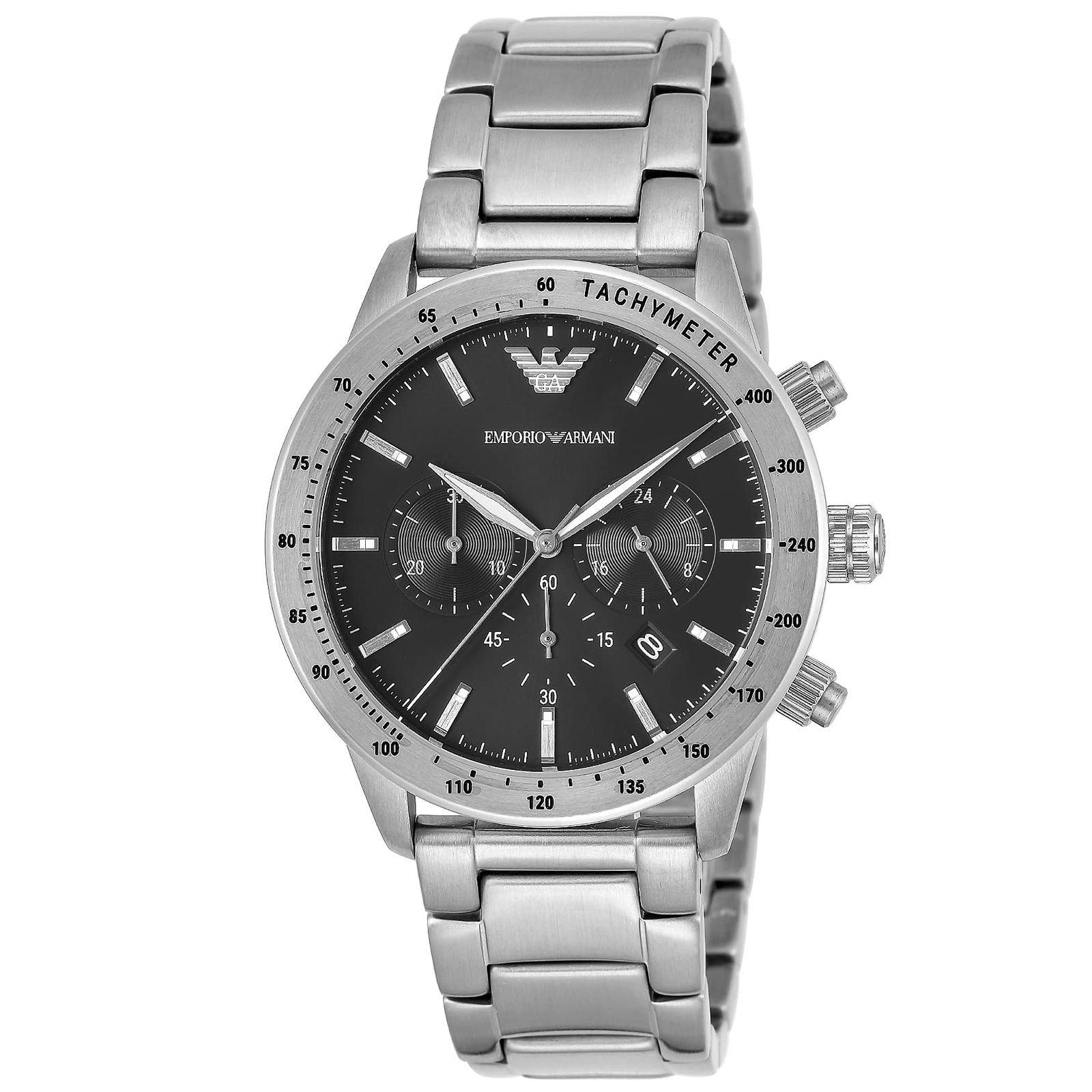 腕時計 EMPORIO ARMANI(エンポリオアルマーニ) AR11241 ﾌﾞﾗｯｸ文字盤 メンズ [並行輸入品]