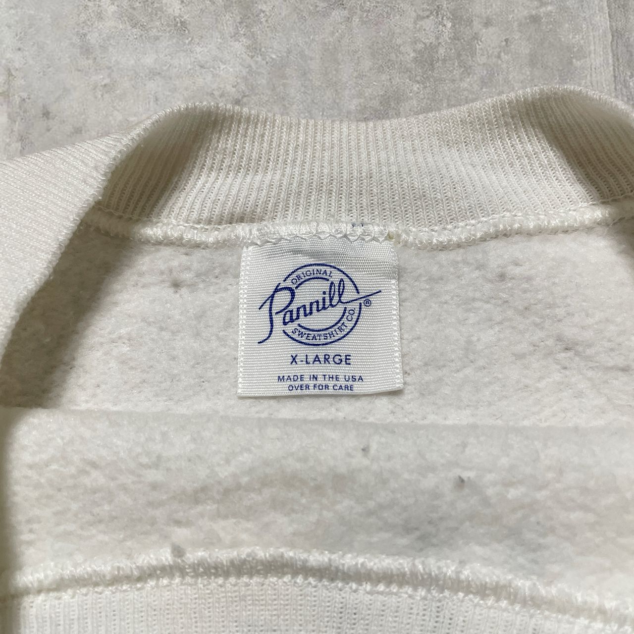 80s Pannill ROLEX スウェット XL USA製 ホワイト パニール ロレックス