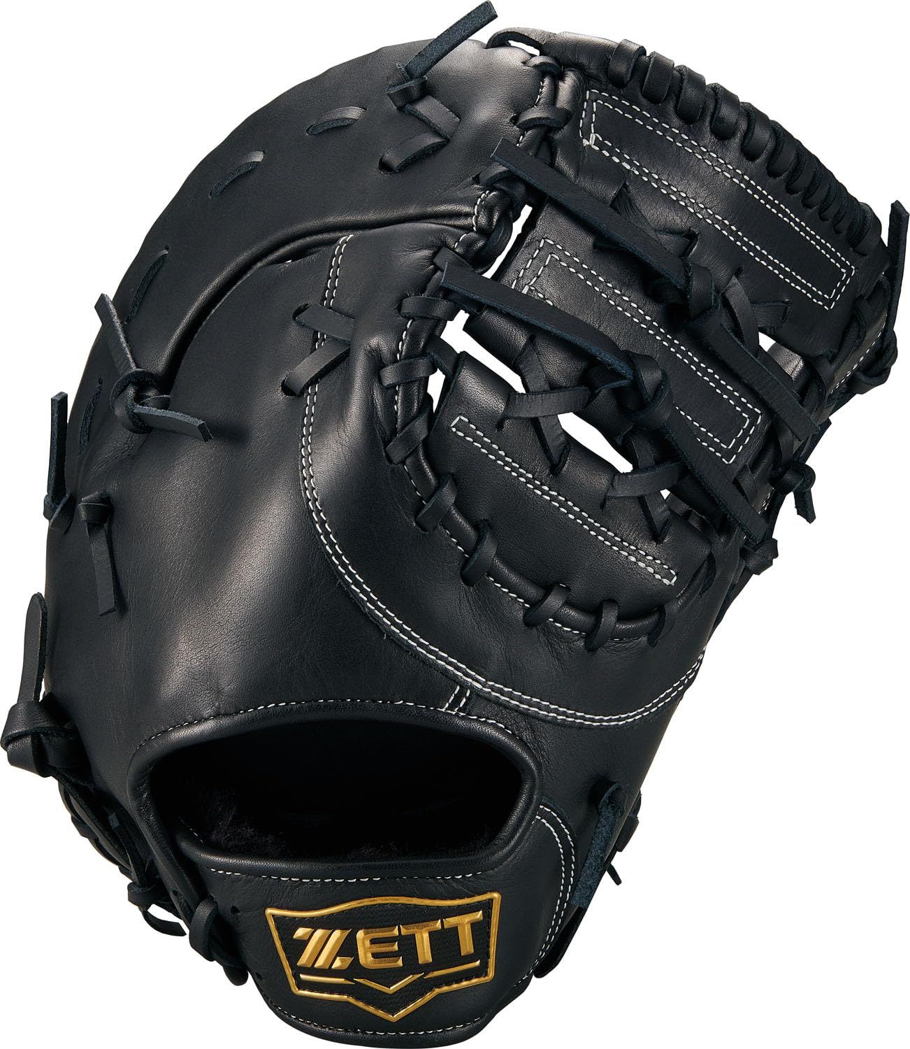 新品 ゼット(ZETT) 軟式野球 ファーストミット ソフトステア 左投げ用 ブラック(1900) BRF352613