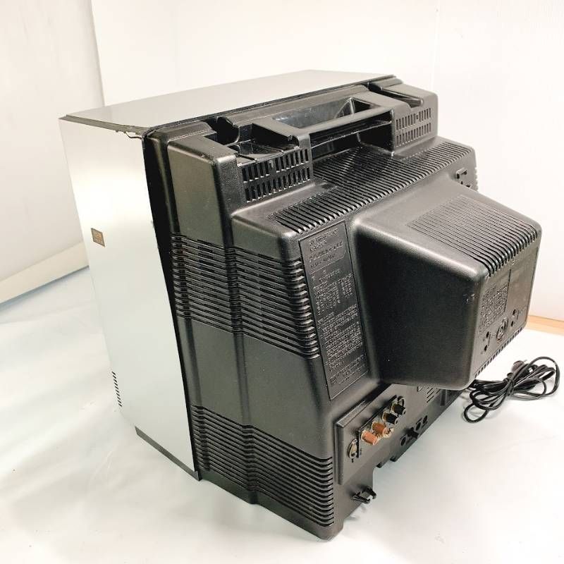 ナショナル 松下電器 カラーテレビ TH14-N9 通電確認済 昭和レトロ