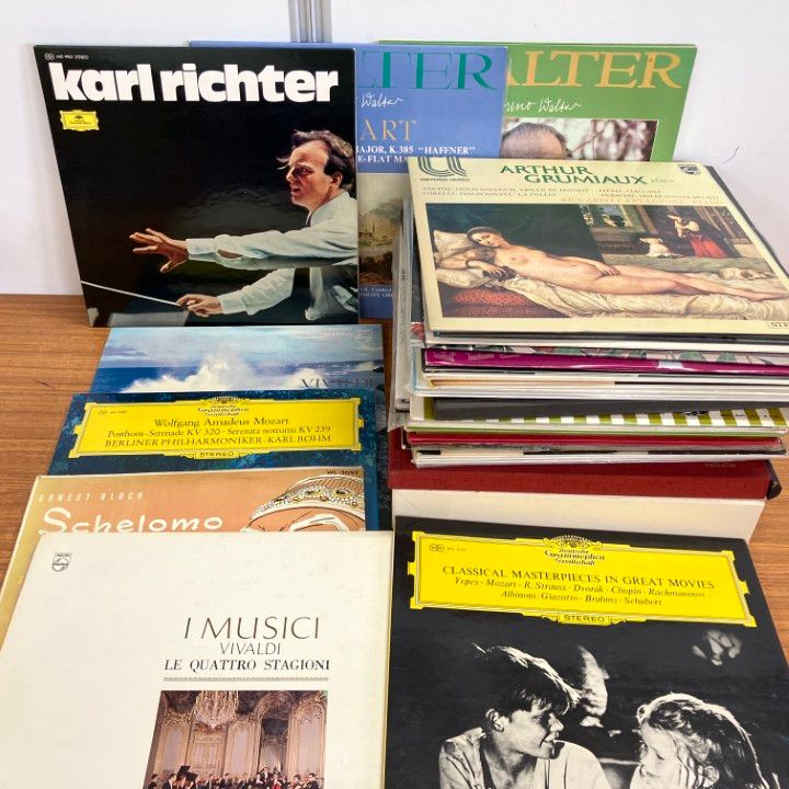 □01)【1点限り!】クラシック音楽のレコードまとめ売り約30点セット
