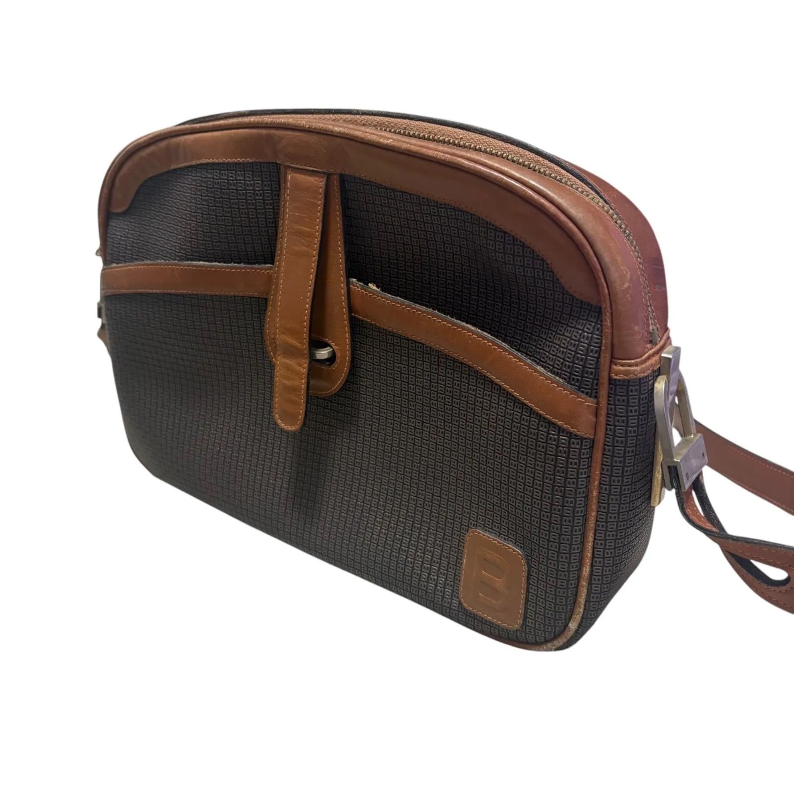 中古品 BALLY バリー ショルダーバッグ ヴィンテージ レザー 