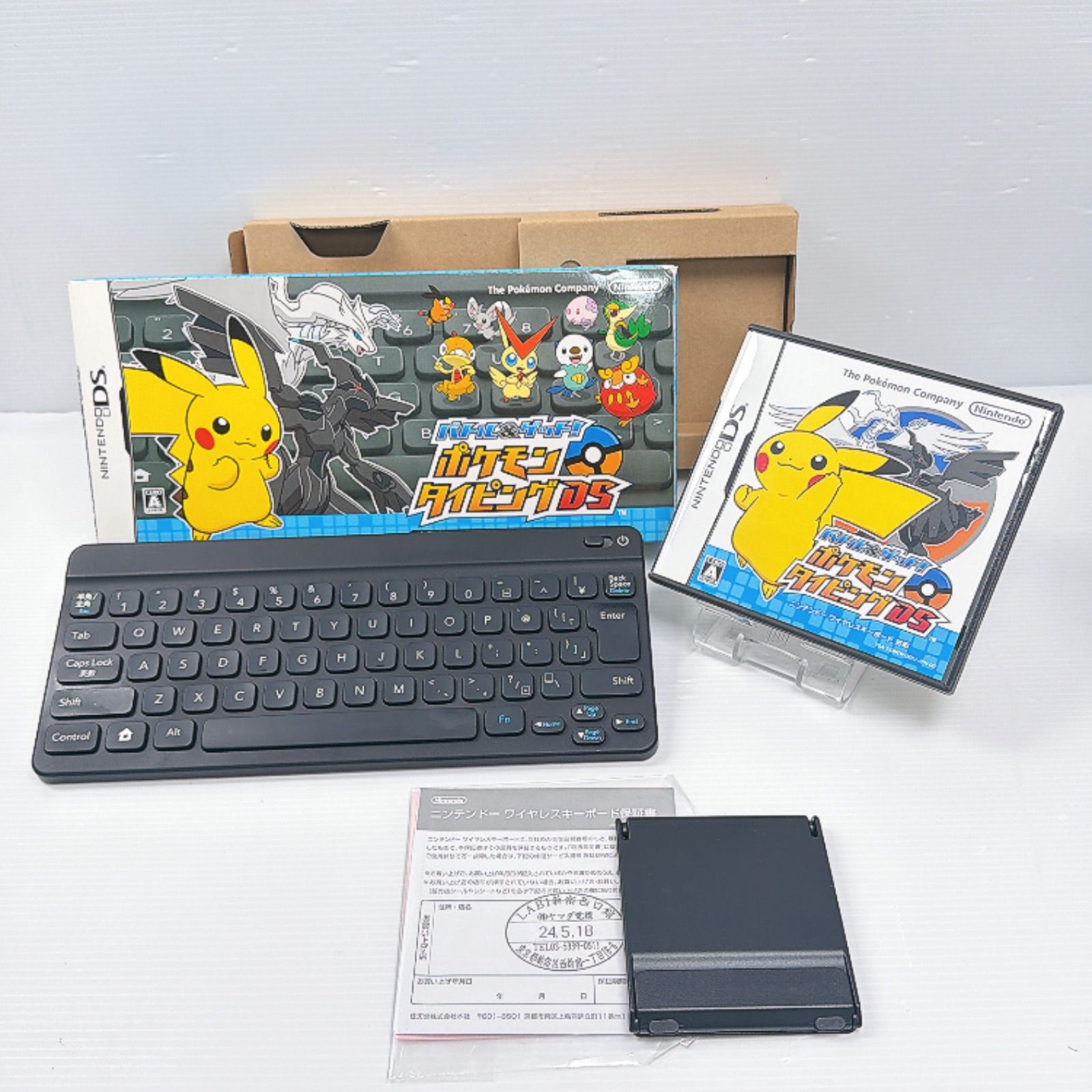 美品 ポケモンタイピングDS ニンテンドー ワイヤレスキーボード DS