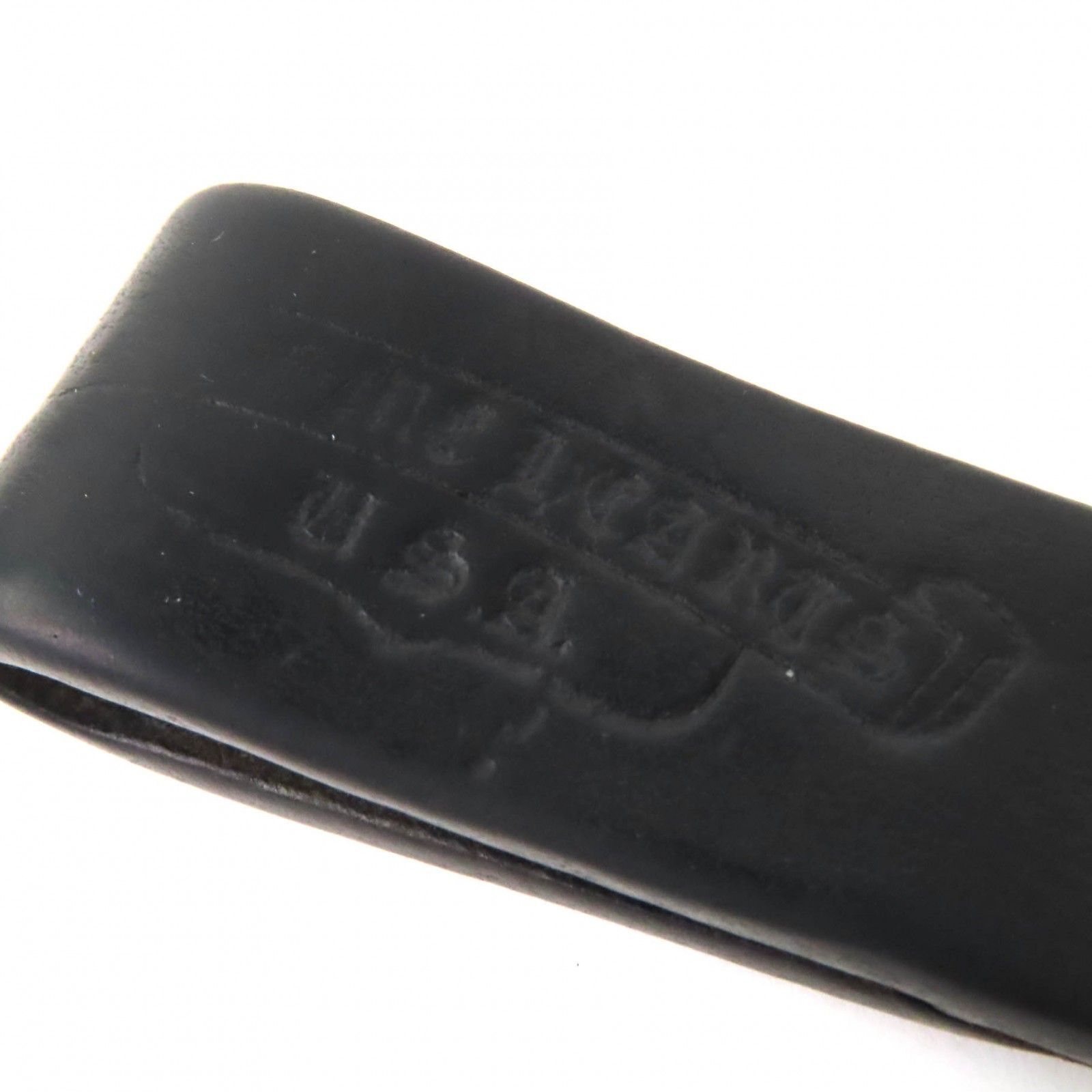 美品△CHROME HEARTS クロムハーツ レザー 925 クロスボール Dカン