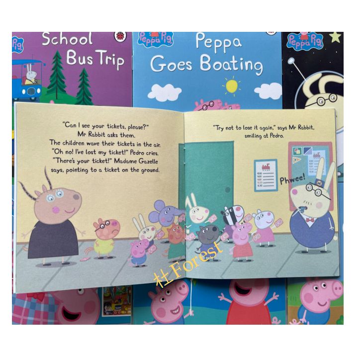 PeppaPig ペッパピッグ S2 マイヤペン対応　全冊音源動画付 箱なし Peppa Pig ペッパピッグ漫画版シリーズ1 絵本2冊全冊音源付動画付 新品