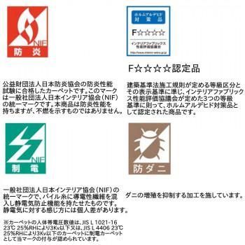 川島織物セルコン ユニットラグ トランスミットII6枚入り UR2211 LBE
