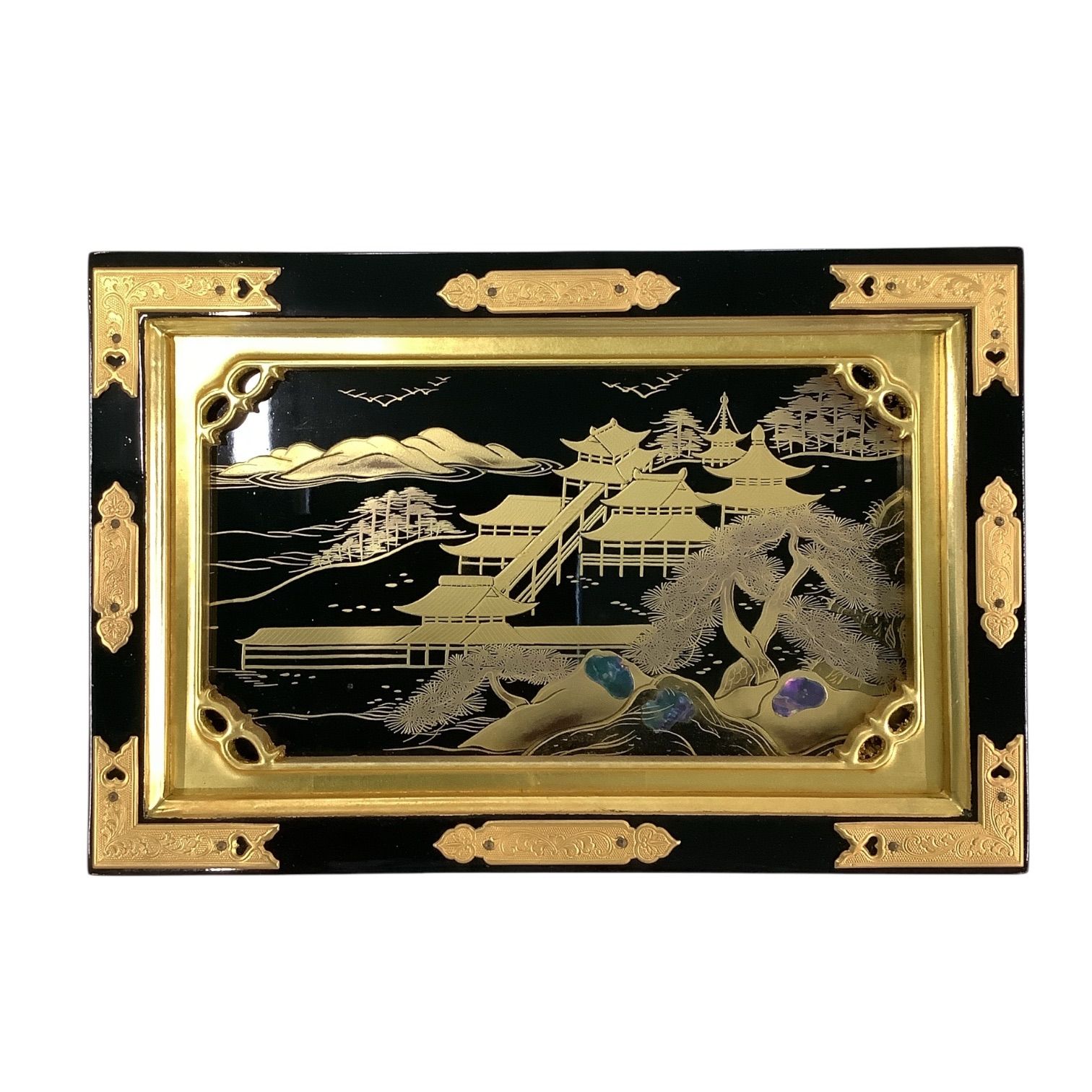 蒔絵 螺鈿細工 伝統工芸 金箔 金具付き traditional Japanese cultural