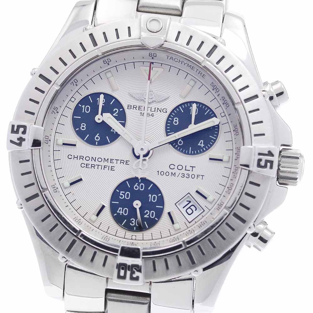 ブライトリング BREITLING A73350 コルト クロノメーター デイト クォーツ メンズ _955522 ブライトリング BREITLING A73350 コルト クロノメーター デイト
