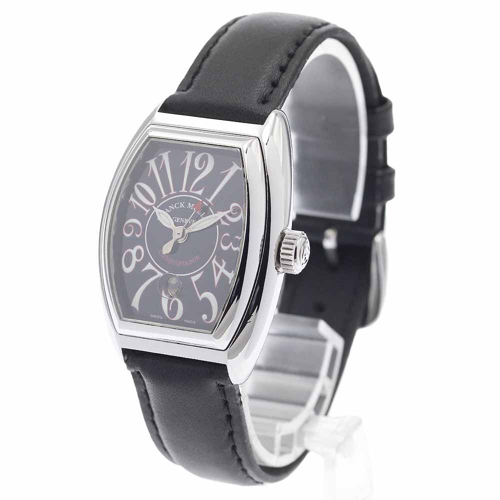 フランクミュラー FRANCK MULLER 8002LSC コンキスタドール デイト 自動巻き レディース 箱・保証書付き_948386 フランクミュラー FRANCK MULLER 8002LSC コンキスタドール デイト