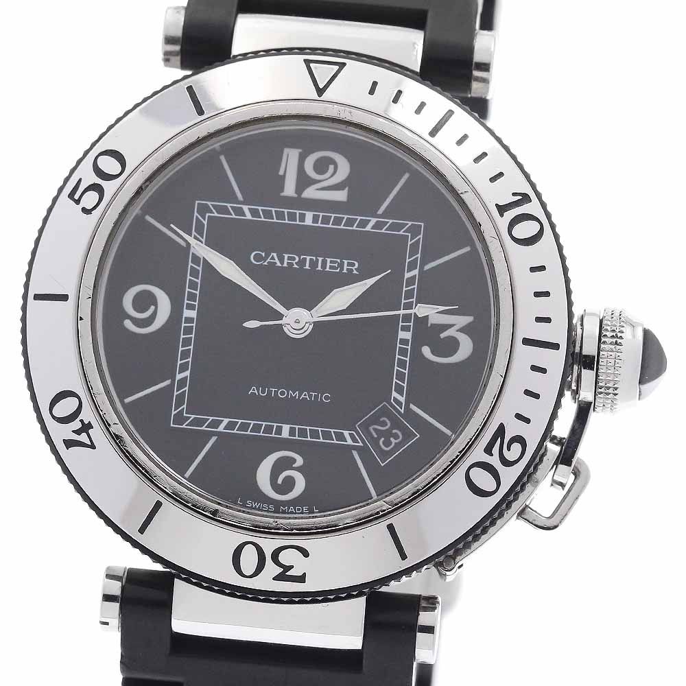 ベルト訳あり カルティエ CARTIER W31077U2 パシャ シータイマー デイト 自動巻き メンズ _954833 ベルト訳あり カルティエ CARTIER W31077U2 パシャ シータイマー