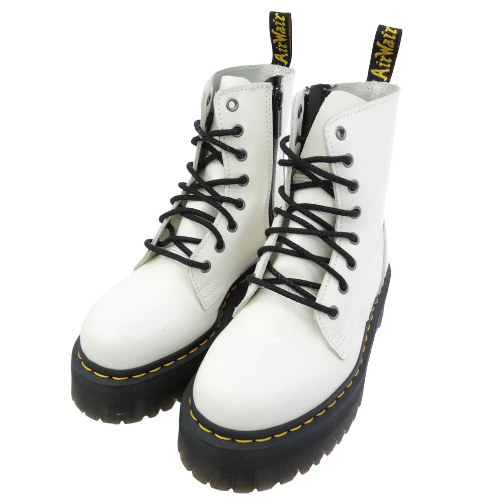 24cm Dr. Martens ホワイト レースアップブーツ Dr.Martens（ドクターマーチン） 国内正規品 レディース 1460 TWIN ZIP
