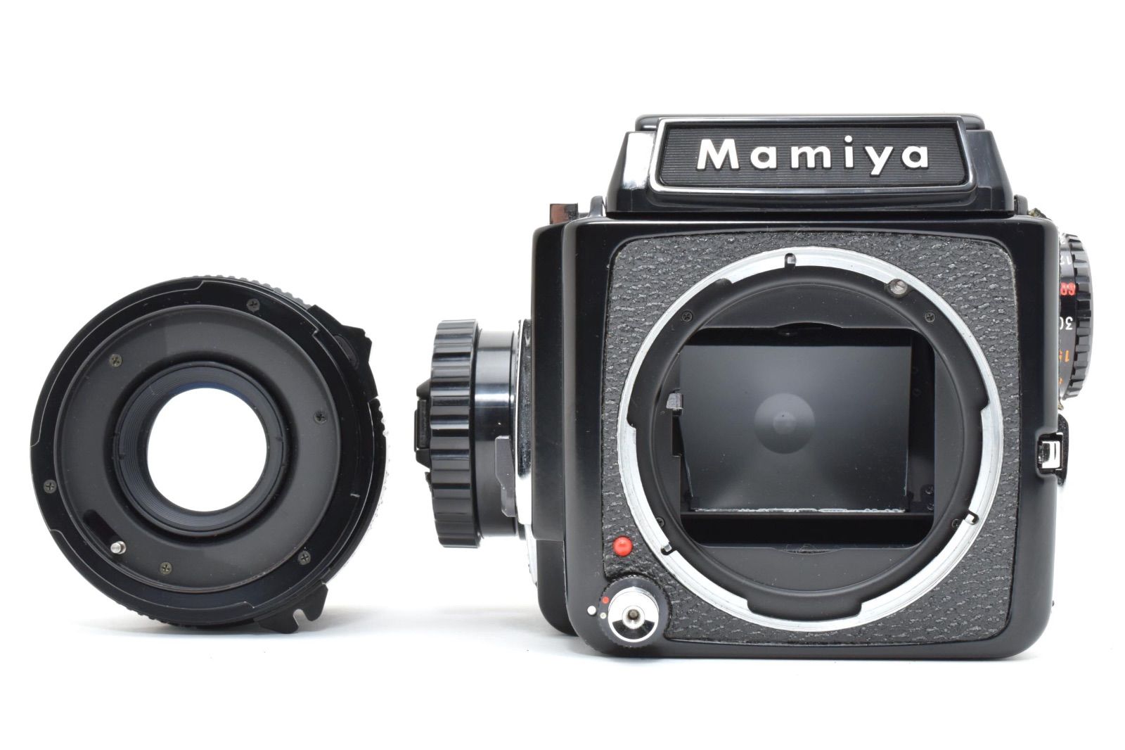 マミヤM645Body・PDファインダー＆ワインダー付【実写確認済整備品】 ◇◇ 極上美品 マミヤ Mamiya M645 6x4.5 ウエストレベルファインダー