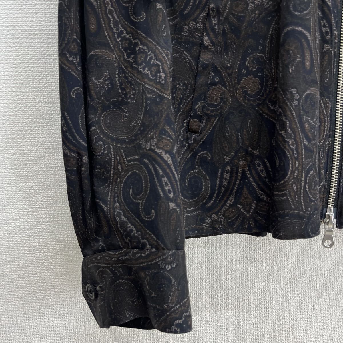URU TOKYO ウル 19SUJ06 RAYON ZIPUP BLOUSON レーヨン ジップアップ 
