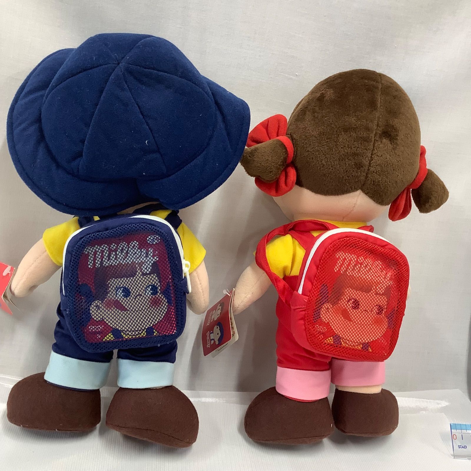 不二家 ペコちゃんポコちゃん ☆リュック付きぬいぐるみ ☆ミルキー型