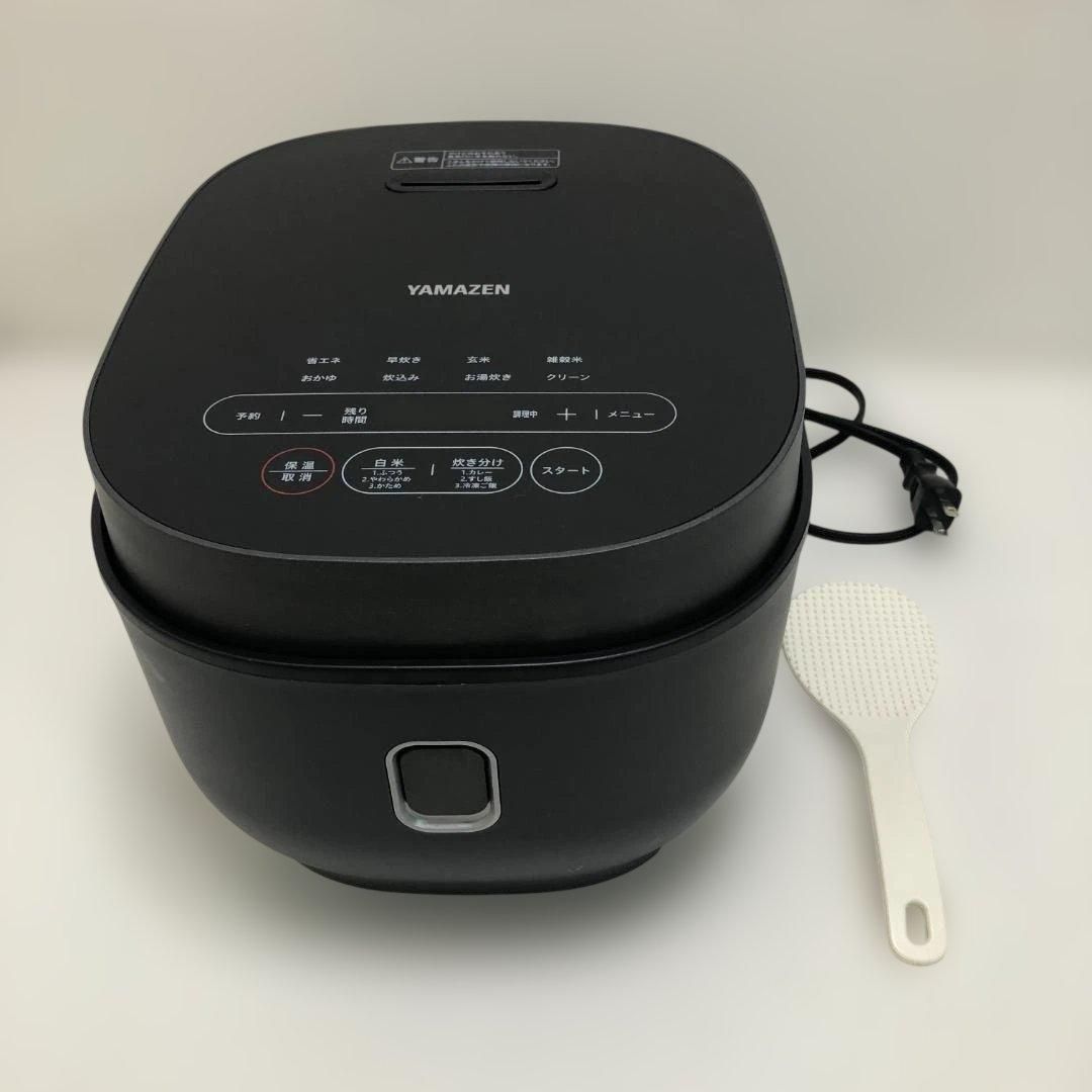 YAMAZEN 炊飯器 5.5合炊き マイコン式 YJP-DM102 2024年製 ブラック