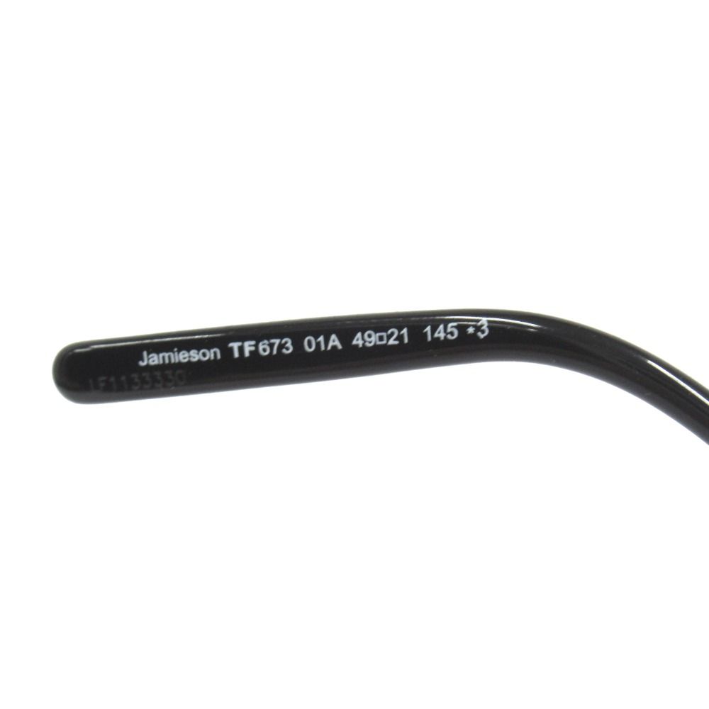 新品同様 TOM FORD トムフォード サングラス アイウェア ボストンシェイプ サイズ49□21-145 ブラック/ゴールド メンズ レディース 古着 中古 USED 新品同様 TOM FORD トムフォード サングラス アイウェア ボストン