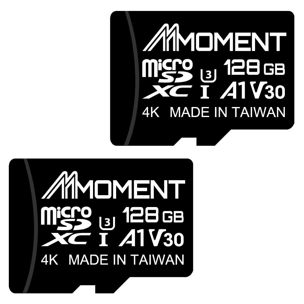 新品 【2枚セット】MMOMENT 128GB MicroSDXCカード U3 / A1 / V30 / SDアダプター付 (最大読込100MB/s) 7,451円