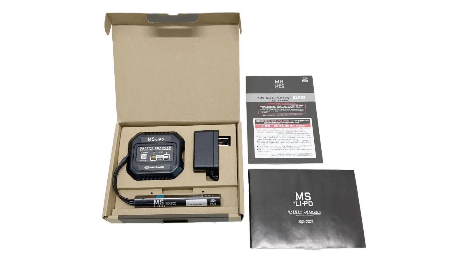 [東京マルイ] MS・Li-Poバッテリー 【スティックタイプ】 7.4V 800mAh スターターセット (新品トイガンアクセサリー)