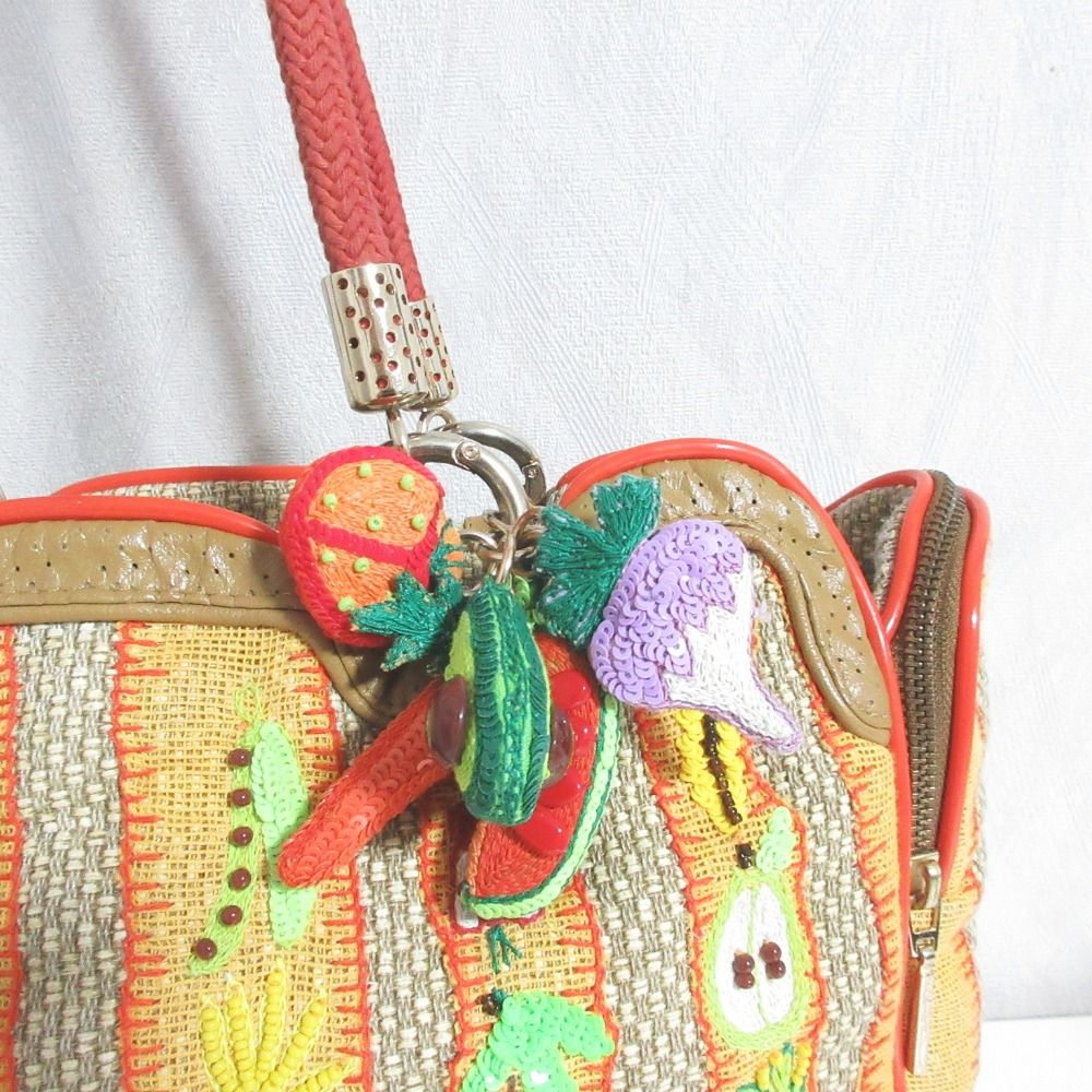 ★790 JAMIN PUECH ジャマンピュエッシュ ビーズ刺繍バッグ 良品 JAMIN PUECH ジャマンピュエッシュ ビーズ刺繍 トートバッグ