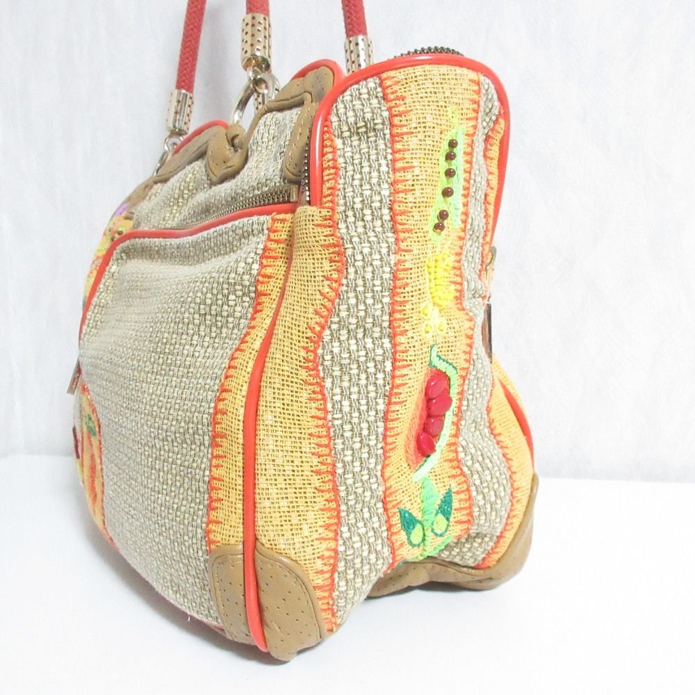 良品 JAMIN PUECH ジャマンピュエッシュ ビーズ刺繍 トートバッグ