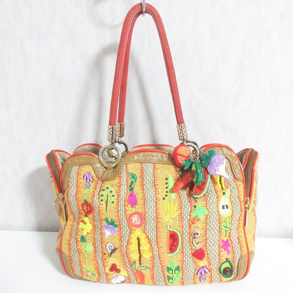 ★790 JAMIN PUECH ジャマンピュエッシュ ビーズ刺繍バッグ 良品 JAMIN PUECH ジャマンピュエッシュ ビーズ刺繍 トートバッグ