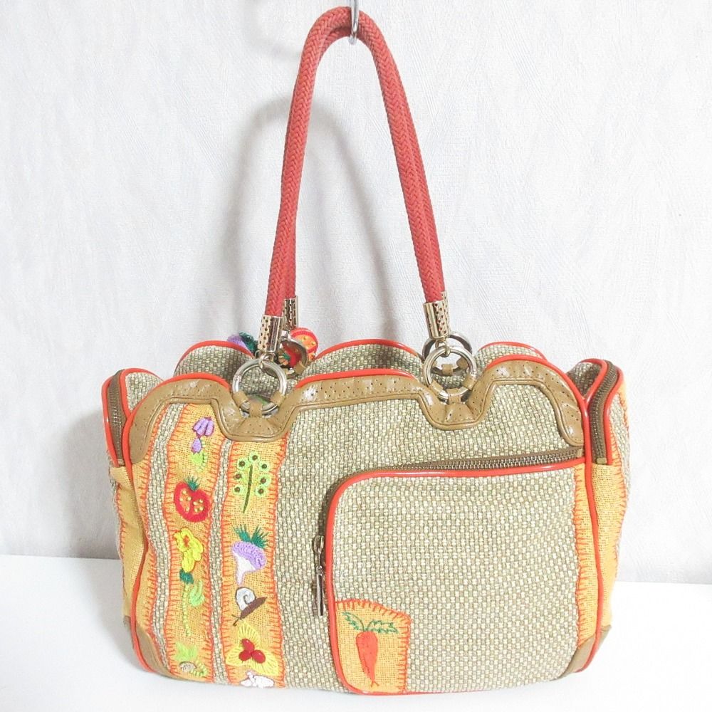 良品 JAMIN PUECH ジャマンピュエッシュ ビーズ刺繍 トートバッグ
