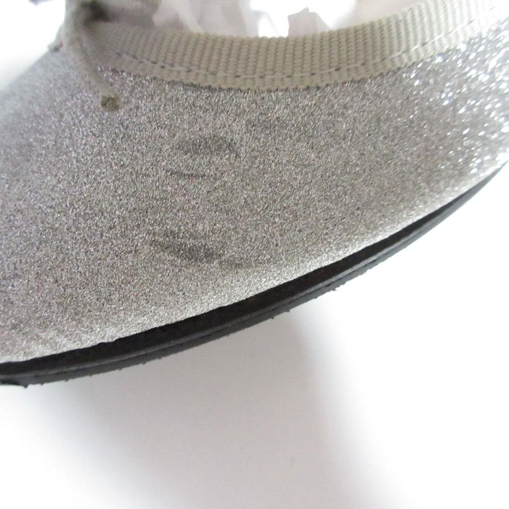 良品 repetto レペット Cendrillon グリッター バレリーナ バレエシューズ パンプス サイズ37 23.5cm程度 シルバー レディース 古着 中古 USED 良品 repetto レペット Cendrillon グリッター バレリーナ バレエ