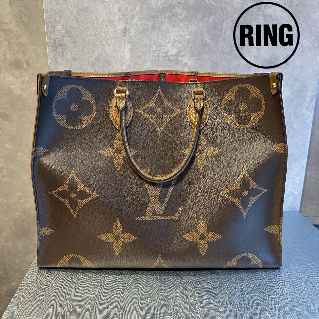 LOUIS VUITTON On The Go MM - メルカリ