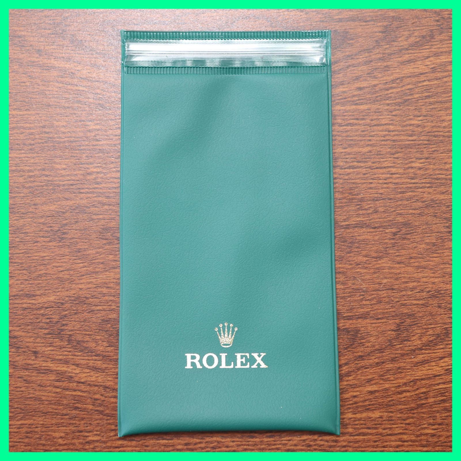 ROLEX 時計ケース 携帯用 ビニール 保証書 ジップ付きビニール袋