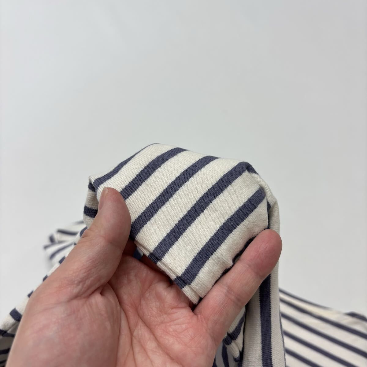 19ss 2019 COMOLI コモリ ボーダー ボートネック バスクシャツ MADE IN 