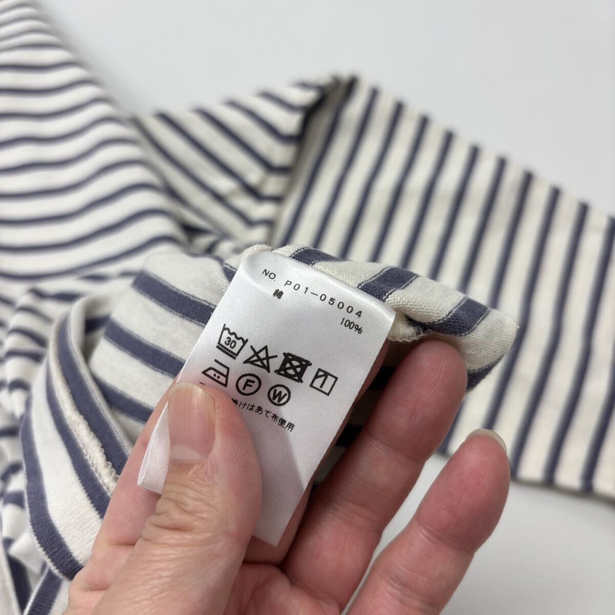 19ss 2019 COMOLI コモリ ボーダー ボートネック バスクシャツ MADE IN