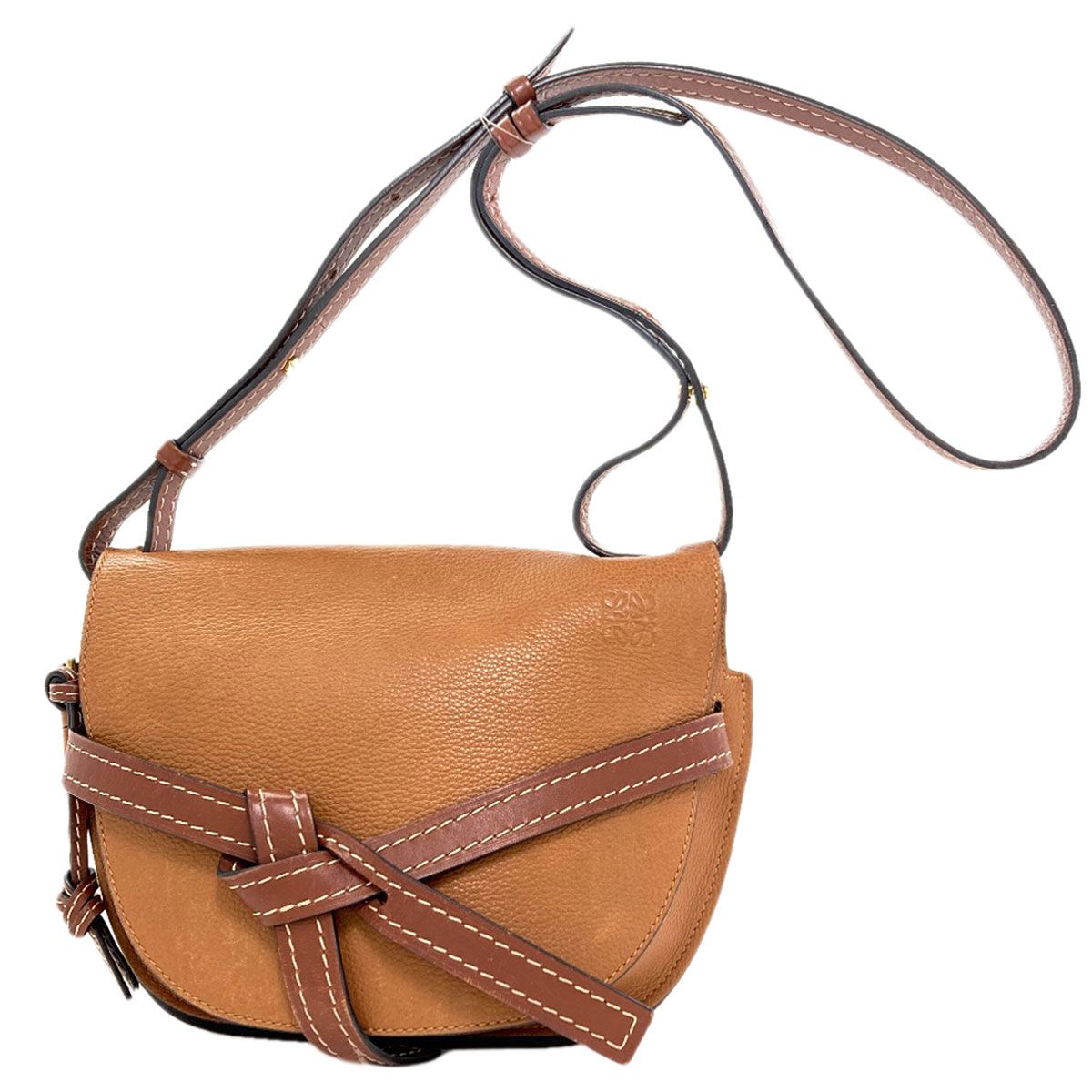 LOEWE ロエベ ゲートバッグ ショルダーバッグ カーフ レディース [中古 