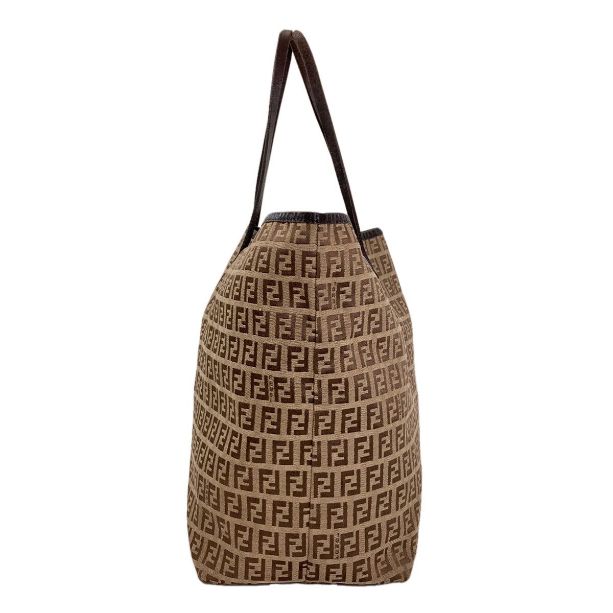 FENDI フェンディ ズッカ柄 トートバッグ ナイロン レディース [中古