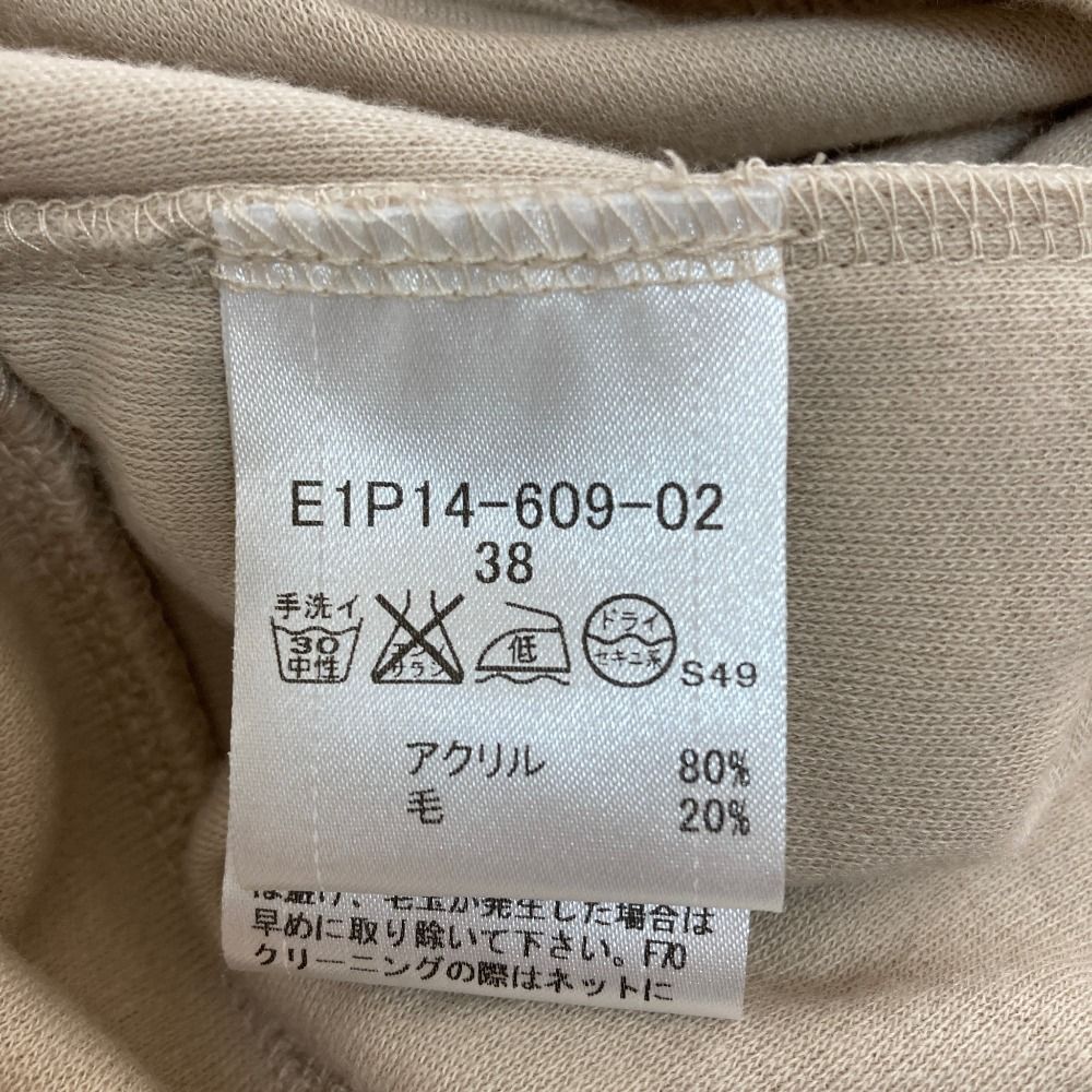 Burberry バーバリー　現行タグ　ミニニットワンピース　ベージュ100cm 美品 BURBERRY BLUE LABEL バーバリーブルーレーベル ロゴプリント